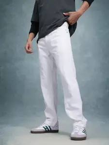 The Roadster Life Co. Men Straight Fit Mid-Rise Jeans