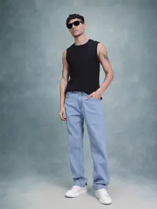 The Roadster Life Co. Men Straight Fit Mid-Rise Jeans