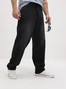 The Roadster Life Co. Men Mid-Rise Loose Fit Pure Cotton Jeans