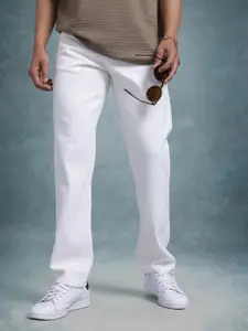 The Roadster Life Co. Men Mid-Rise Pure Cotton Relaxed Fit Jeans