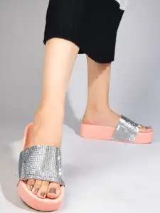 TRYME Women Ethnic Platform Sandals