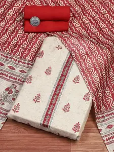 Biba Ethnic Motifs Printed Unstitched Dress Material