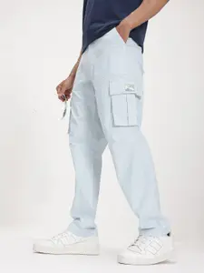The Roadster Lifestyle Co. Men Loose Fit Cargos Trousers