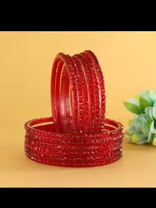 LAVAZZA Set Of 12 Crystals Stone-Studded Bangles