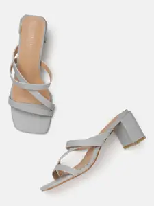 Allen Solly Open Toe Textured Block Heels