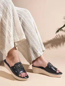 TRYME Women Platform Sandals with Buckle