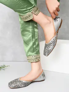 XE Looks Women Ethnic Ballerinas with Embroidered Flats