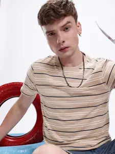 Kook N Keech Men Striped T-shirt