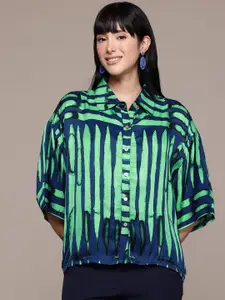 Label Ritu Kumar Striped Casual Shirt