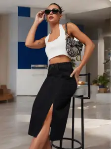 DOLCE CRUDO Women A-Line Midi Skirt