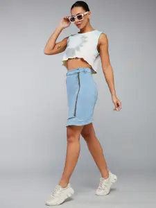 DOLCE CRUDO Women Wrap Mini Skirt