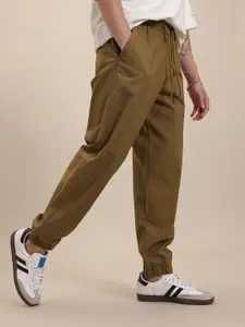 The Roadster Life Co. Men Pure Cotton Relaxed Fit Joggers