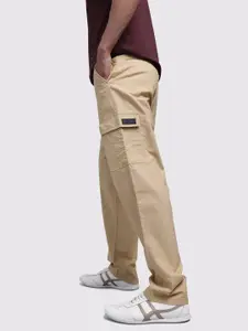The Roadster Life Co. Men Relaxed Fit Pure Cotton Cargos