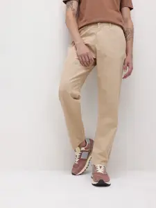 The Roadster Life Co. Straight Fit Textured Chinos