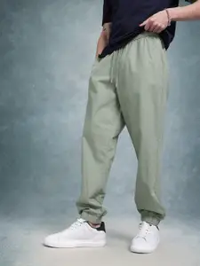 The Roadster Life Co. Men Pure Cotton Relaxed Fit Joggers