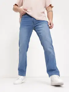 The Roadster Life Co. Men Regular Fit Mid-Rise Light Fade Stretchable Jeans