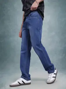 The Roadster Life Co. Men Regular Fit Mid-Rise Light Fade Stretchable Jeans