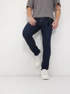 The Roadster Life Co. Men Slim Fit Mid-Rise Printed Stretchable Jeans