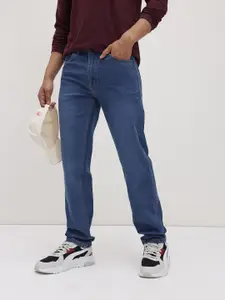 Roadster Men Regular Fit Mid-Rise Printed Stretchable Jeans