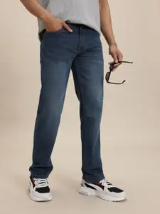 The Roadster Life Co. Men Regular Fit Mid-Rise Light Fade Stretchable Jeans