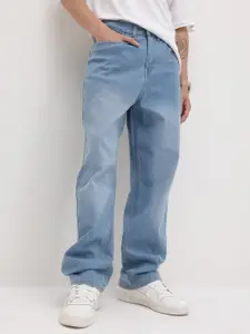 The Roadster Life Co. Men Faded Relaxed Fit Jeans
