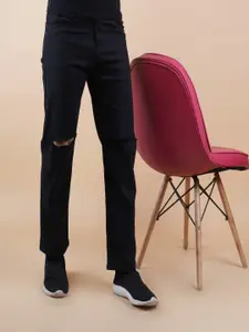 LINARIA Men Classic Slash Knee Jeans