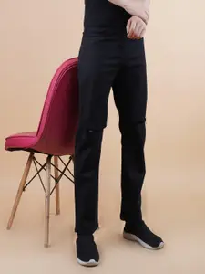 LINARIA Men Classic Boyfriend Fit Slash Knee Jeans