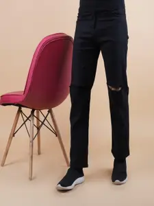 LINARIA Men Classic Slash Knee Jeans