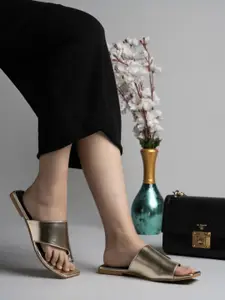 DressBerry Women Open Toe Flats