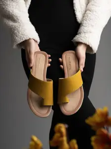 DressBerry Women Open Toe Flats