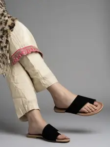 DressBerry Women Open Toe Flats with Bows