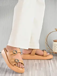 The Roadster Lifestyle Co Women Open Toe Flats