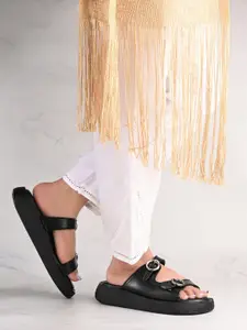 The Roadster Lifestyle Co Women Open Toe Flats