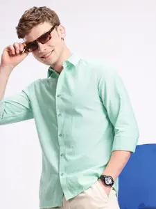 Aeropostale Premium Solid Pure Cotton Casual Shirt