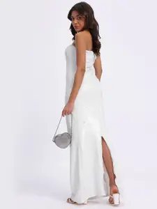 Stylecast X Hersheinbox Sequinned Bandeau Maxi Dress