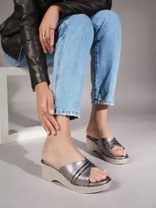 DressBerry Women Open Toe Wedge Sandals