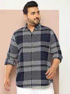 Thomas Scott Plus Size Checked Casual Shirt