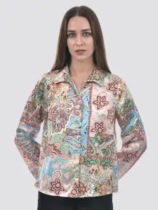 ONLY Women Spread Collar Floral Printed Casual Shirt