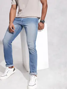 WROGN Men Slim Fit Light Fade Stretchable Jeans