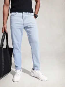 WROGN Men Slim Fit Light Fade Stretchable Jeans