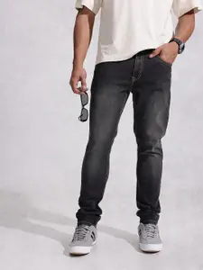 WROGN Men Slim Fit Light Fade Stretchable Jeans