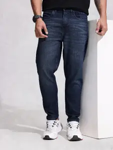 WROGN Men Slim Fit Mid-Rise Light Fade Stretchable Jeans
