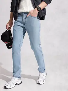 WROGN Men Slim Fit Light Fade Stretchable Jeans