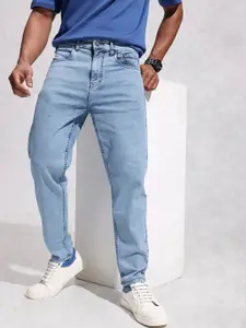 WROGN Men Slim Ankle Fit Heavy Fade Stretchable Jeans