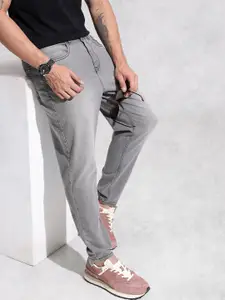 WROGN Men Slim Fit Light Fade Stretchable Jeans