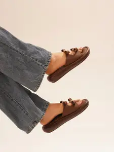 JM Looks Open Toe Flat Sandal with Comfortable Sole For Women & Girls