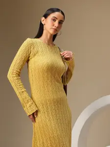 Chemistry Crochet Lace Shift Maxi Dress