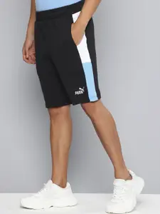 Puma Men Striped Colorblock 10" Outdoor Shorts