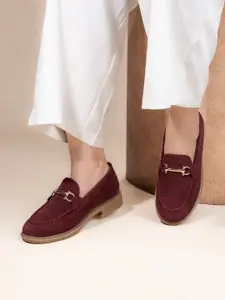 Mast & Harbour Women Suede Loafers