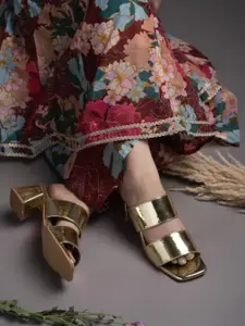 DressBerry Women Block Heel Sandals